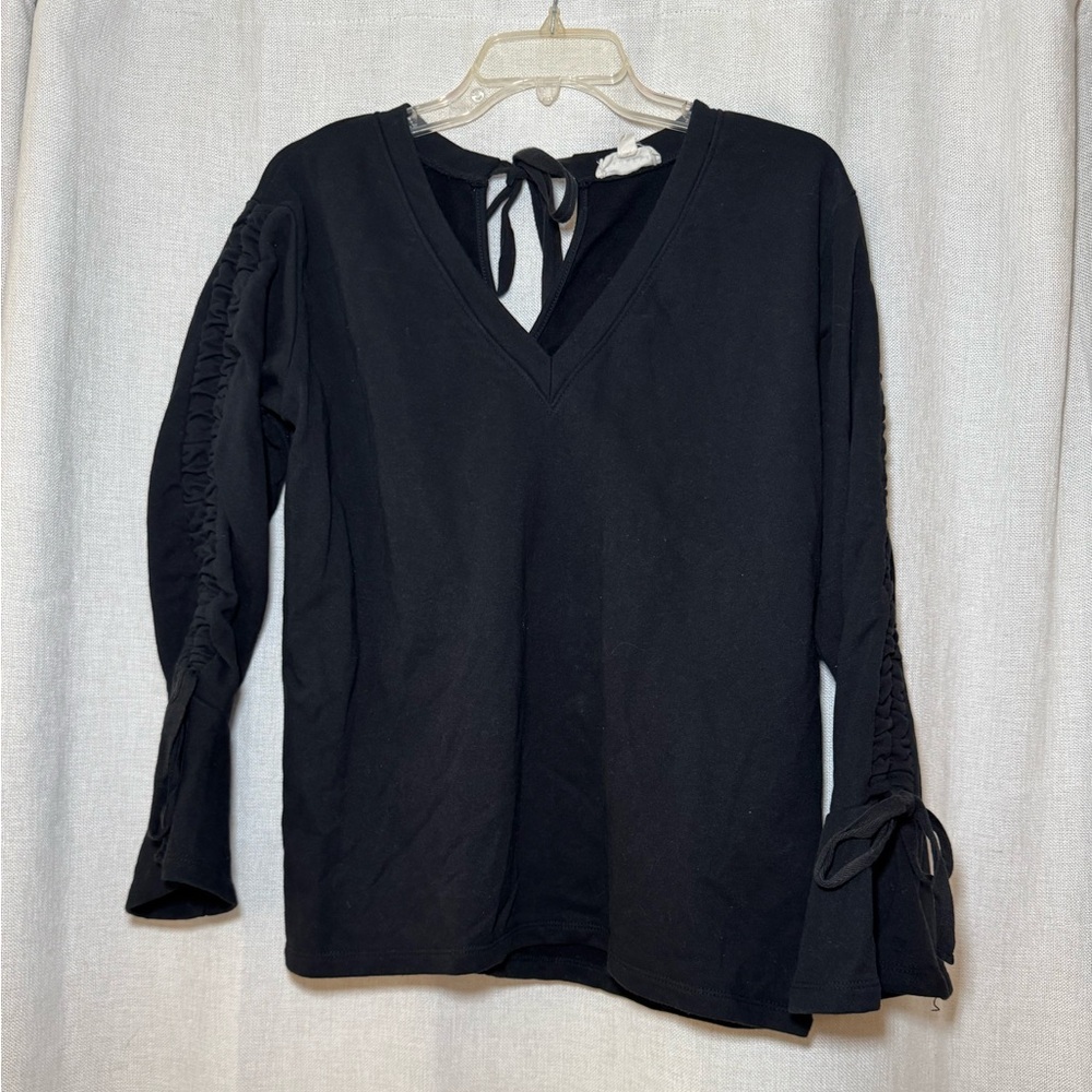 Promesa Black Tie Sleeve Top